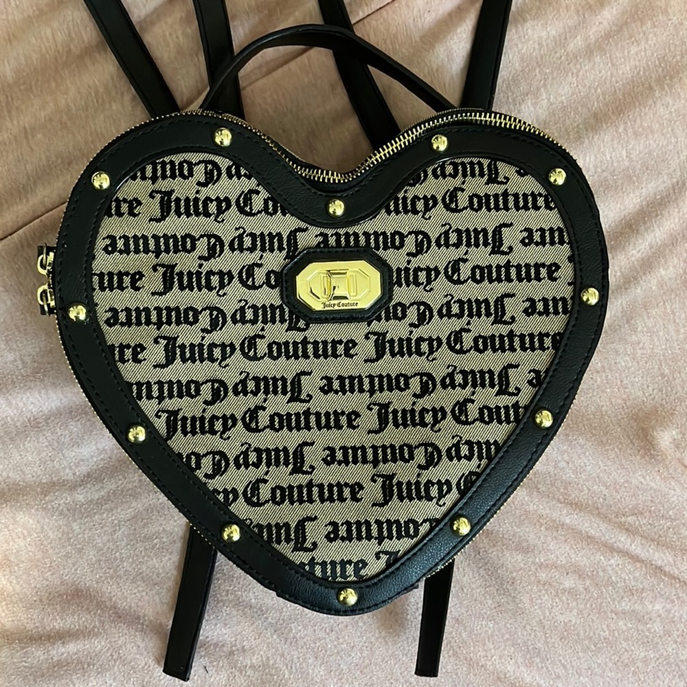 Juicy heart backpack, leather